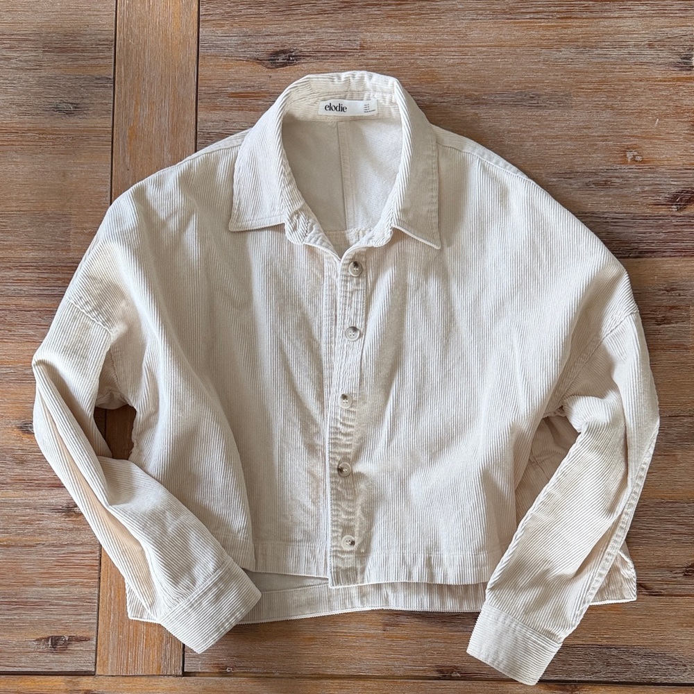 Elodie Cream Corduroy Jacket